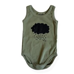 Bobo Choses Iconic Collection Organic Cotton Cloud Bodysuit Green 3-6 Months
